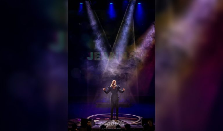 Jeanna tijdens de Popdelft Music Awards 2022