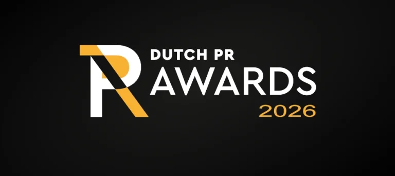 Dutch PR Awards 2026 logo, as published by Marketing Report